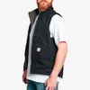 CARHARTT® Washed Duck Lined Mock Neck Vest, Black