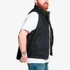 CARHARTT® Washed Duck Lined Mock Neck Vest, Black