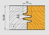 Frezite cross-cut router HW for end grain & length-wise grain 15-28 mm Ø140 x 30 x Ø30  Z=3 MAN, FL=10