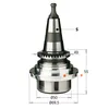 CMT Chuck ISO30 with gear for Morbidelli & SCM for ER32 collet