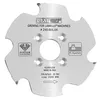 CMT Track Cutter DP(DIA) for Lamello P-System, (Zeta P2) 100.4 x 7/4 x 22 Z=3, 4/4,5/36 (for M4 screws)