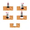 CMT Track Cutter DP(DIA) for Lamello P-System, (Zeta P2) 100.4 x 7/4 x 22 Z=3, 4/4,5/36 (for M4 screws)