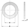 CMT Reducing Ring D30 d25.4 b2.0