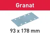 Sandpaper Garnet STF 93X178 GR