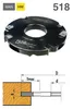 Frezite Not milling cutter HW indexable insert, steel body Ø140 x 15.0 x Ø30 Z=4+V4 MAN