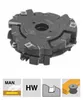 Frezite False Router No. 2 HW reversible for cabinet milling set 520 Ø160 x 20 x Ø30 Z=3+V3