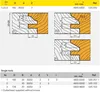 Frezite Cutter Body HW reversible part no. 1 for the groove milling set 520 Ø160 x 30 x Ø30 Z=3+V3, excluding profile cutting tools