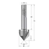 CMT Countersink HW solid Z=3, 45° Ø19.5x9.5/70 S=10x48 mm flat & adjustable RH