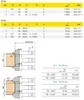 Frezite Adjustable Rafter & Deck Router D100-113 B30/50 d3 R2-6/ 45° Z2