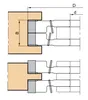 Adjustable groove cutter D160 B31-60 Z4 V4 d30