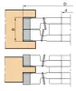 Frezite Adjustable Groove Cutter 2-piece HW Indexable Insert, Steel Holder, including rings Ø160 x 16-30 x Ø30 Z=4+V4 MAN, Tmax = 38