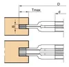 Frezite Adjustable Not Cutter 2-part HW Insert, Steel Body, including Rings Ø160 x 4-7.5 x Ø30 Z=8+V4 MAN, T max = 32