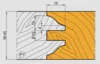 Frezite Door Router Set 3-piece HW reversible cutter, steel body, including rings Ø160 x (38-45) x Ø30 Z=2+2 MAN, EXCL Profile Cutters