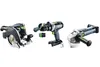 Festool 18V combo kit for woodworking HKC 55/TPC 18/AGC 18/TB M 137