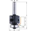 CMT Round Router Bit with V-Shear Reversible 2X