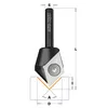 CMT V-groove cutter with replaceable inserts d23 90gr S8 I11 L60