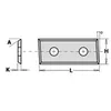 CMT turning insert 28.3x12x1.5