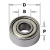 CMT Bearing D12.5 d4.76 P5 (underdimensioned for ground tools)