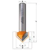 CMT V-Groove Router Bit HW Z=2 Ø9.5x12.7/44.5 S=6.35 90°