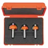 CMT Radius Router Bit Set with Ball Bearing S12.7 (R6.35, R9.5, R12.7)