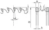 Frezite Klyvsågklinga HW  (20BA26) 500x4,4/2,8x35 Z60W, PH kombi