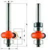 CMT Radius Router Bearing R3.2 S6.35 D19.05 I6.4 L57