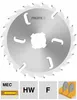 Frezite Split Saw Blade HW (20AA45) Tmax 115 mm 400x4.0/2.8x30 Z28F, 6 cleaning teeth