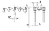 Frezite Handcirkelsågklinga HW (10BA26) 190x2,4/1,8x30 Z24 W