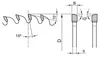 Frezite Formatsågklinga HW Frezite 882 (15BA19) 350x4,4/3,2x60 Z54 W PH 2/14/100+2/11/85