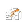 CMT Profile Milling Cutter Set HW Z=2 (2 pcs longitudinal & counter profile) Ø28.7 x 16-22, R4.8 S=12.7 L=79.2 ball bearing