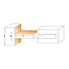 CMT Drill and Slotting Tool Set HW Ø75x34.9, S=12.0, Z=2 MAN, T1=4.76-9.5