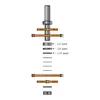 CMT Drill and Slotting Tool Set HW Ø75x34.9, S=12.0, Z=2 MAN, T1=4.76-9.5