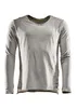 Comfort tee LS, T-shirt long sleeve, Lunar rock grey, S