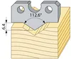 Profile Steel 94442 HSS 40mm