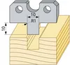 Profile Steel 94781 40mm HSS above