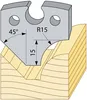 Profile steel 94784 HSS over side steel but in the overcutter