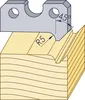 TB90 Profile Steel 94855HSS over 40mm R5 & 45°