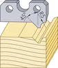 TB90 Profile Steel 94856HSS over 40mm 45° & R5