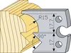 TB90 Profile Steel 94858HSS side 40mm R15 & 90° for right cutter