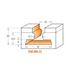 CMT T-slot cutter HW Z=1+1, profile 604 Ø32/Ø8.7x20/66 S=12.0