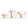 CMT Radius & Edge Router HW Z=2 profile C Ø22/Ø12.7x31.7/69.8 S=12.0 R=3.2