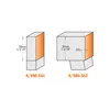 CMT Edge Router Straight Replaceable HW Z2, DELRIN Bearings Underside Ø19.0x30/83, S=12.0 RH