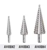 Step drill 3pcs 6-30, 4-20, 4-12mm HSS