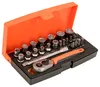 Bahco Bit and Socket Set 1/4