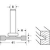 Floor leveling router D41 I3.2 S8 milling depth 6.5/8.5